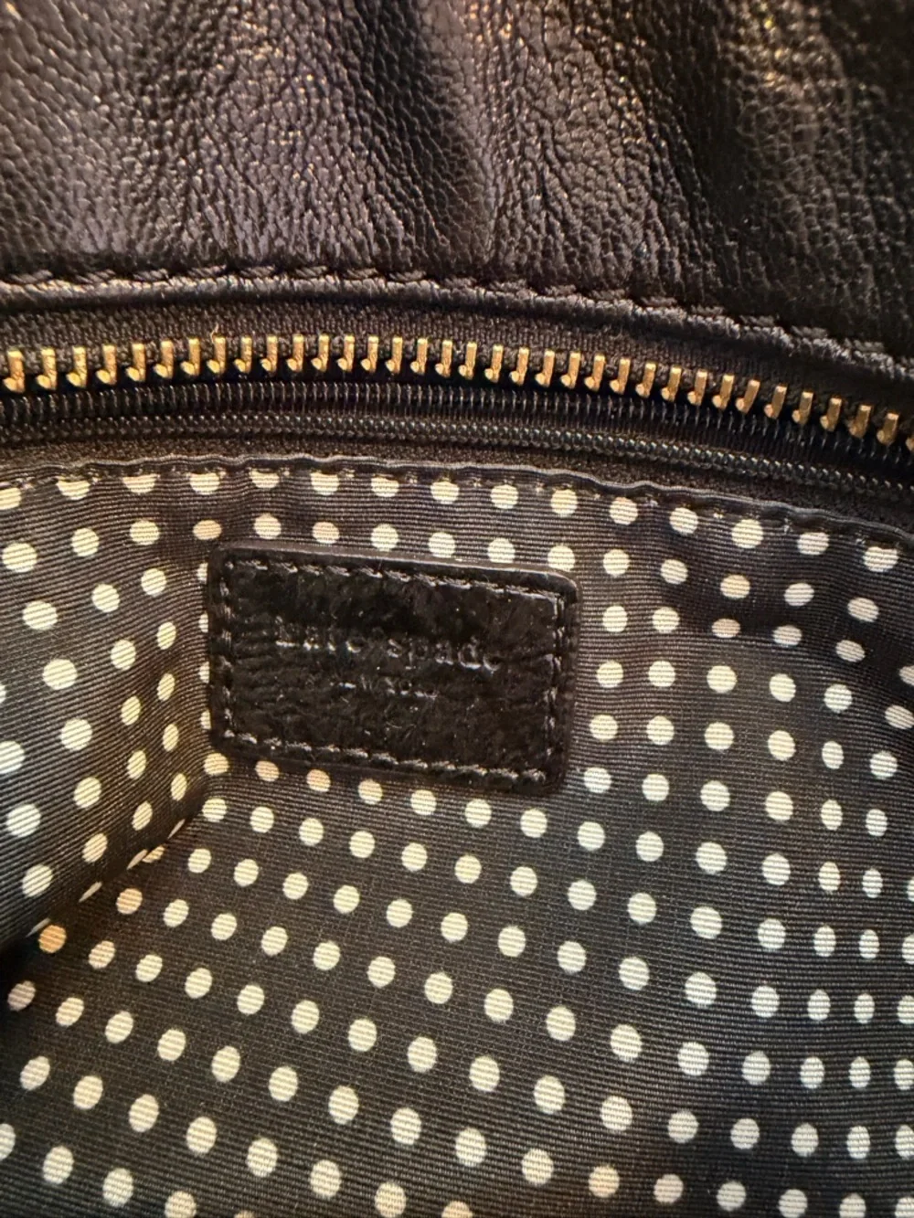 Kate Spade Patent Leather Top-Handle Bag in Black